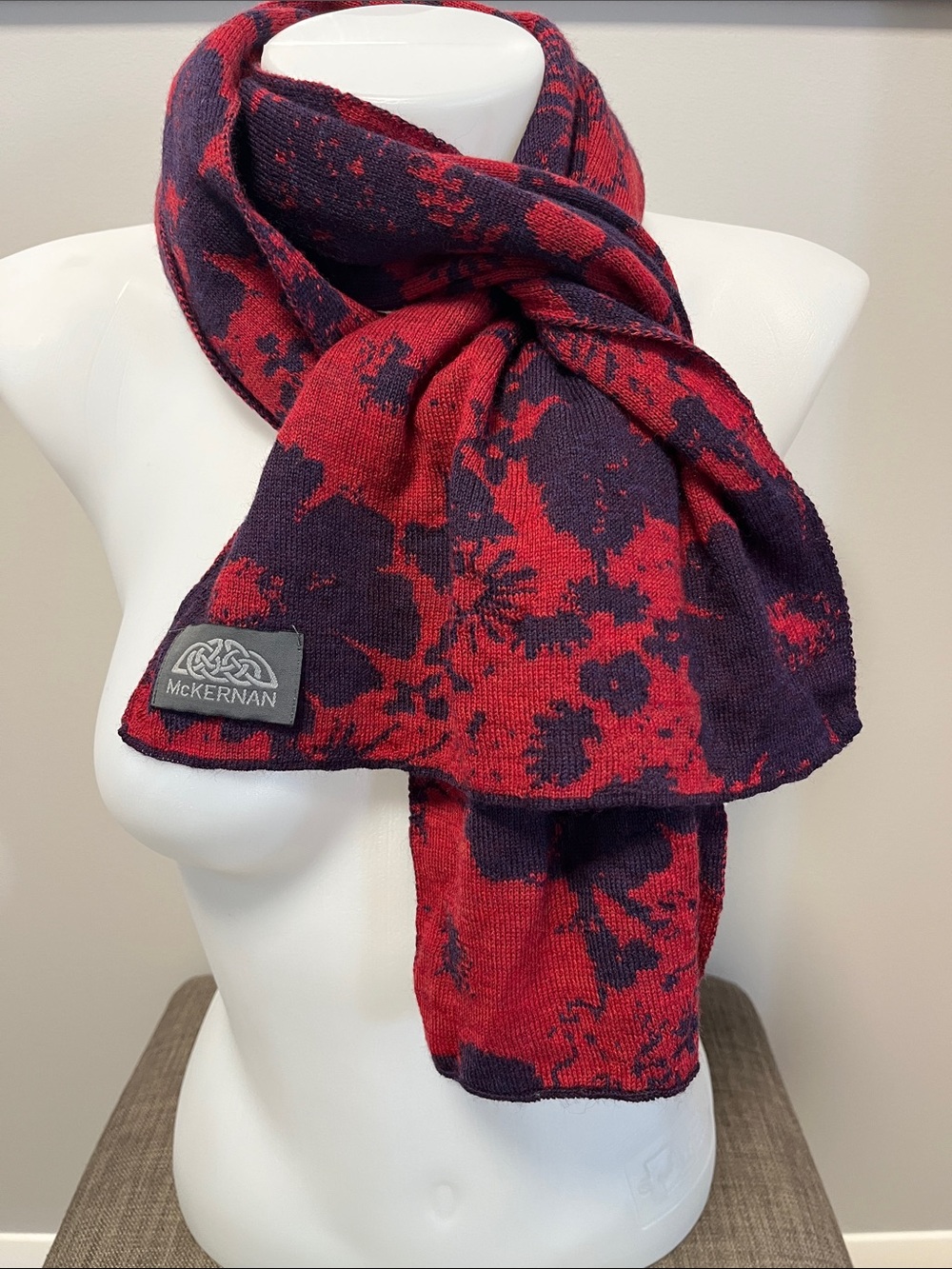 McKernan Floral Knit Scarf